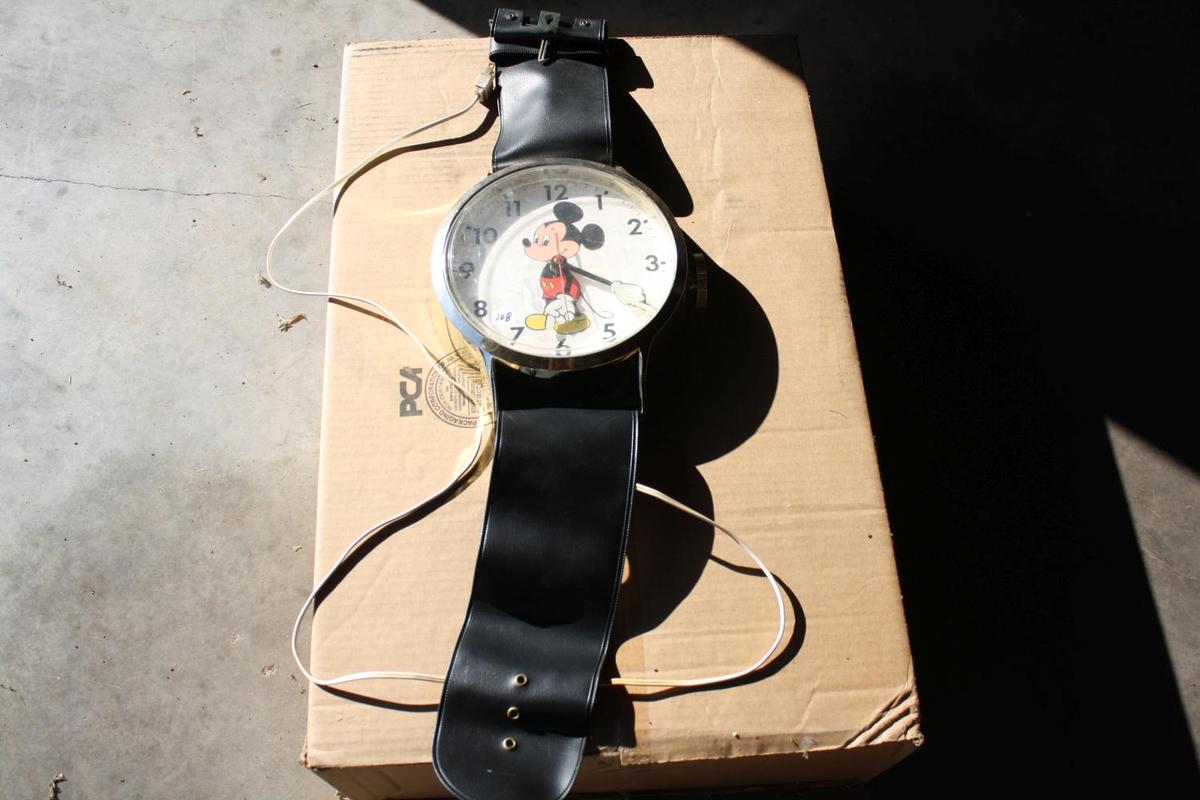 Mickey Mouse Watch Clock