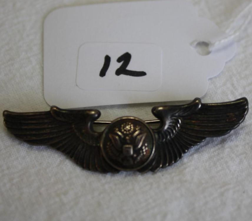 Sterling Military US Wings Badge