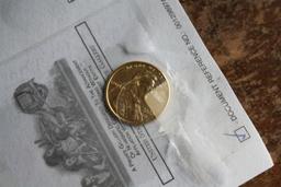 2000 US Tender 24K Gold Plate