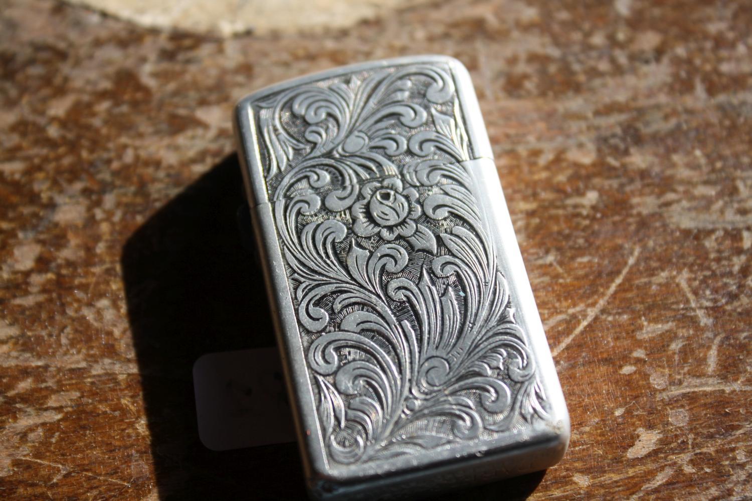 Lighter, Park, 4 Barrel Embossed Case