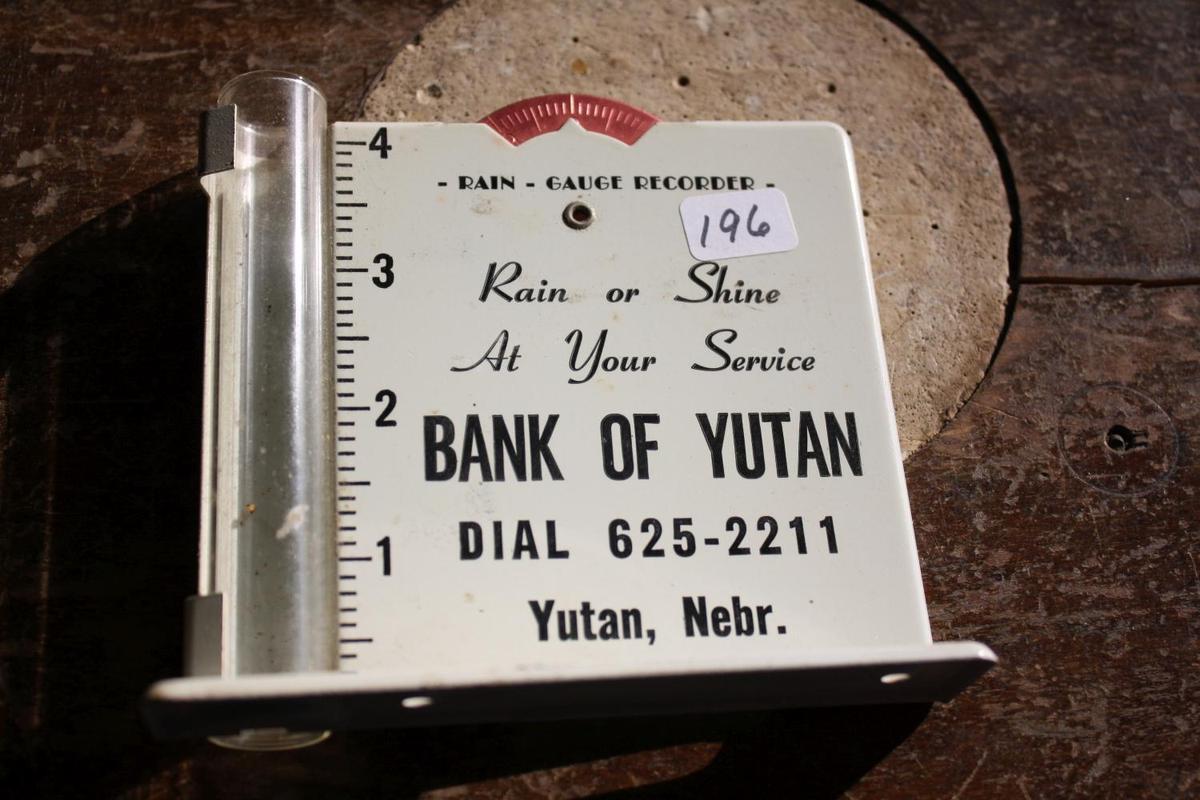 Rain Gauge, Bank of Yutan Metal No5