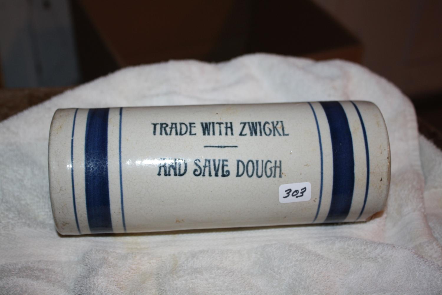 Crock Rolling Pin - Small End Chip