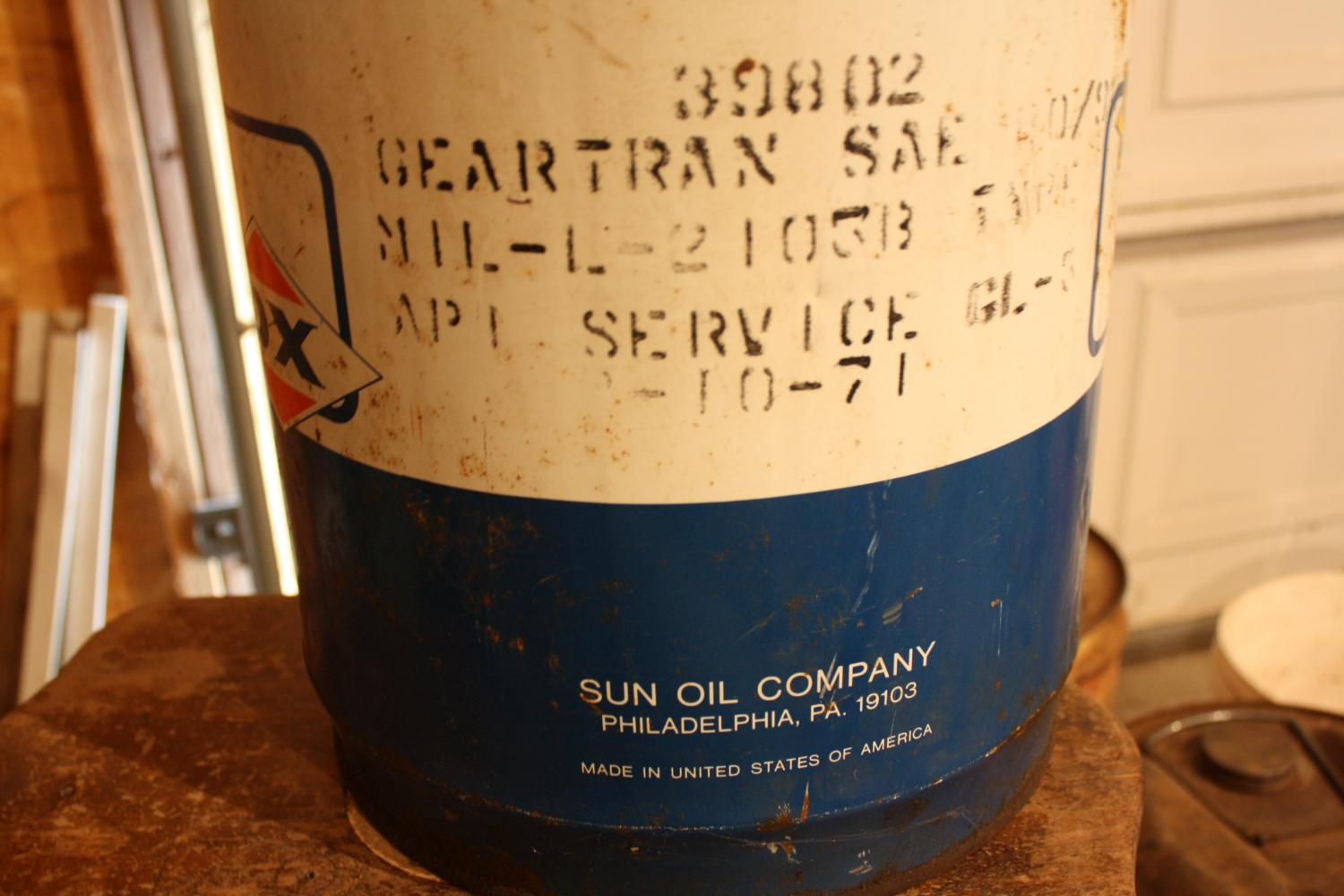 Sunoco DX Oil Can