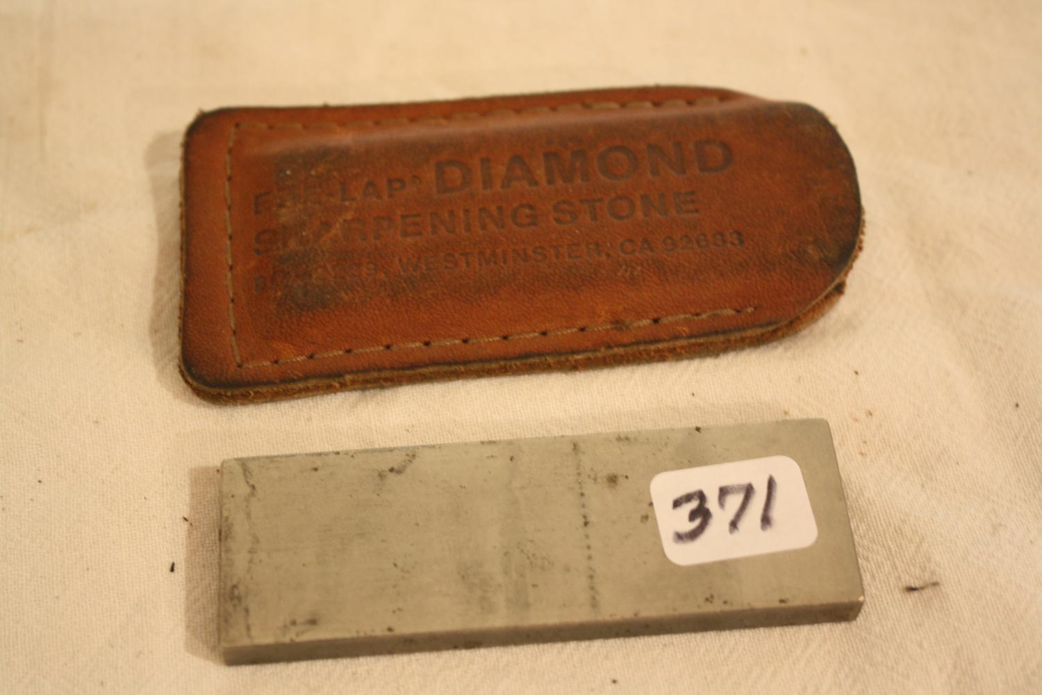 Diamond Sharpening Steel in Leather
