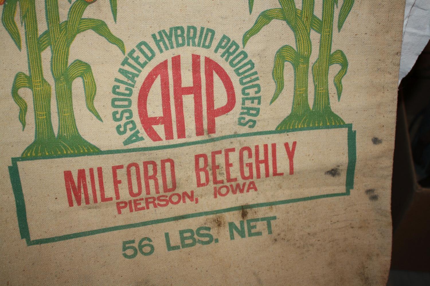 Beeghly's Hybrid Seed Corn Cloth Sack