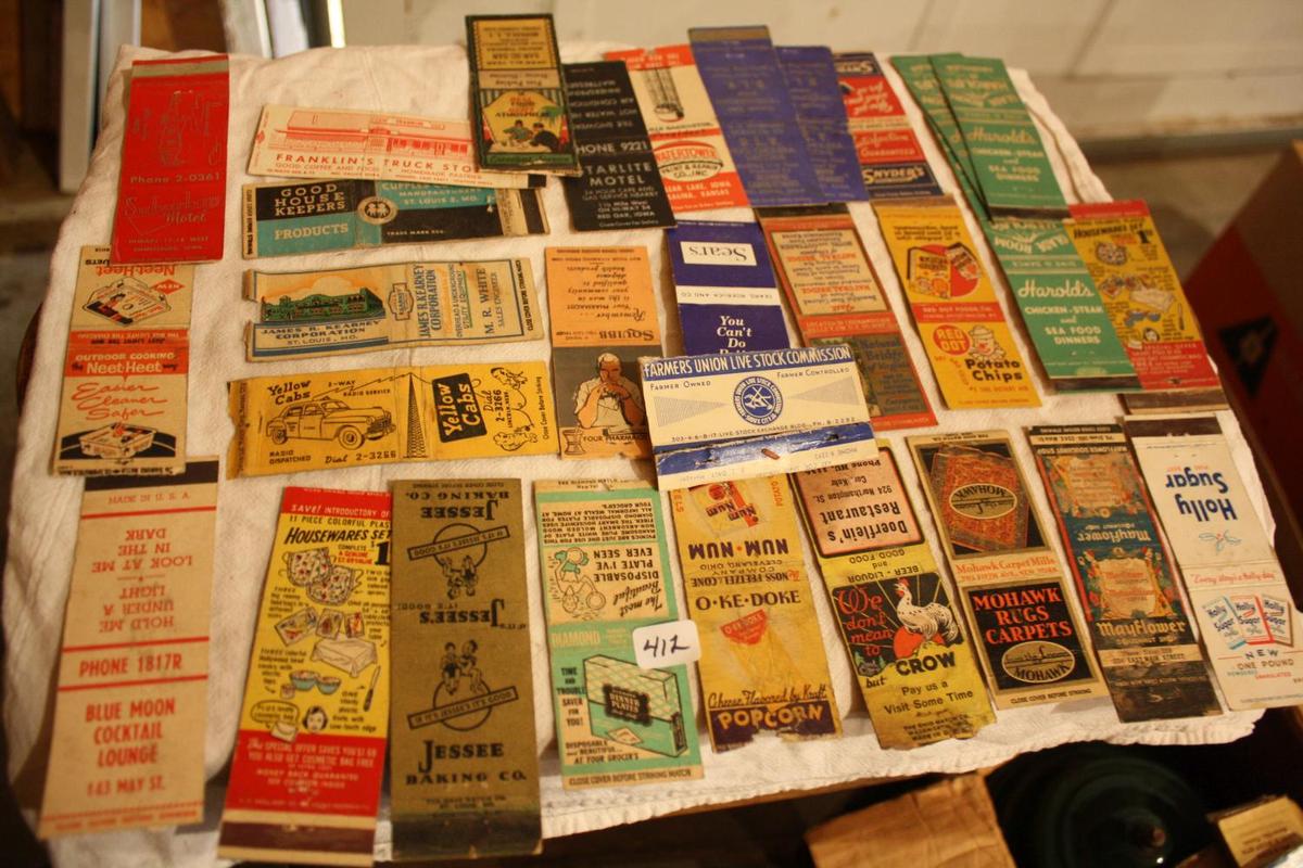 Adver. Matchbooks- All Kinds