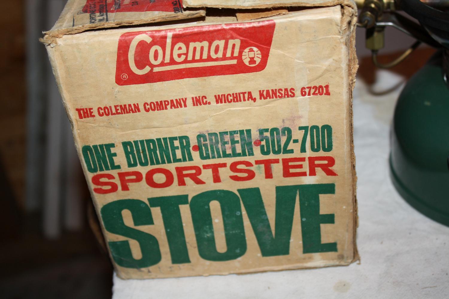 Coleman 502-700 Stove Sportster 1-17