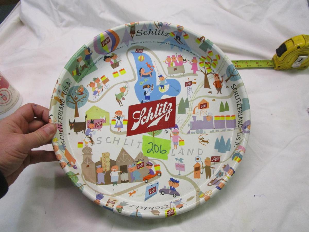 1957 Schlitz Beer Bar Serving Tray