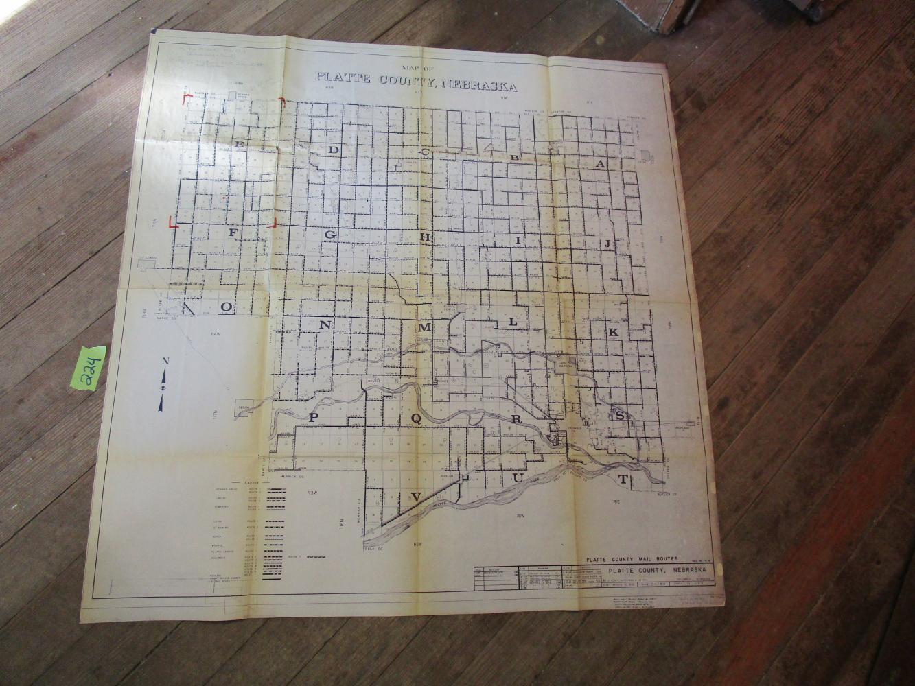 1965 Platte Country Map