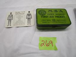 Old Safety Tin, MSA