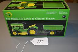 precision diecast JD "110" lawn & garden tractor  W/box