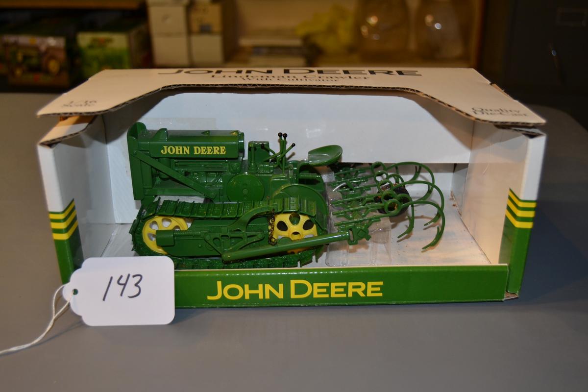 diecast JD lindeman crawler & cultivator  W/box