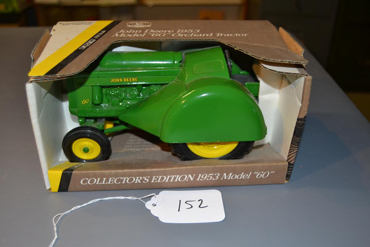 diecast JD 1953 "60" orchard tractor  W/box