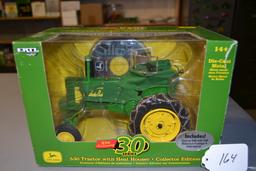 diecast 50th anniversary collector's edition JD "530" WDVD tractor with heat houser  W/box