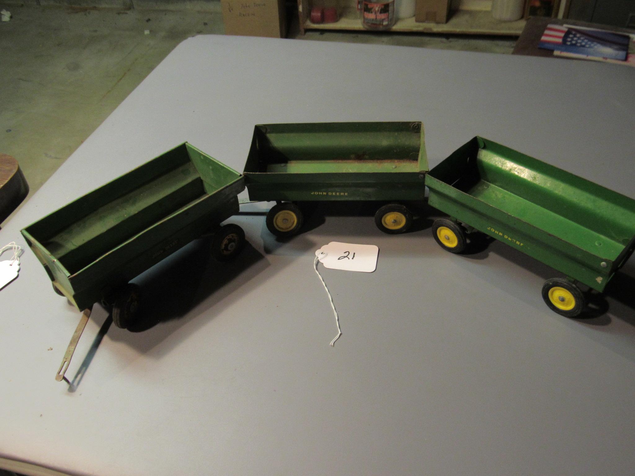 JD farm wagons   3X