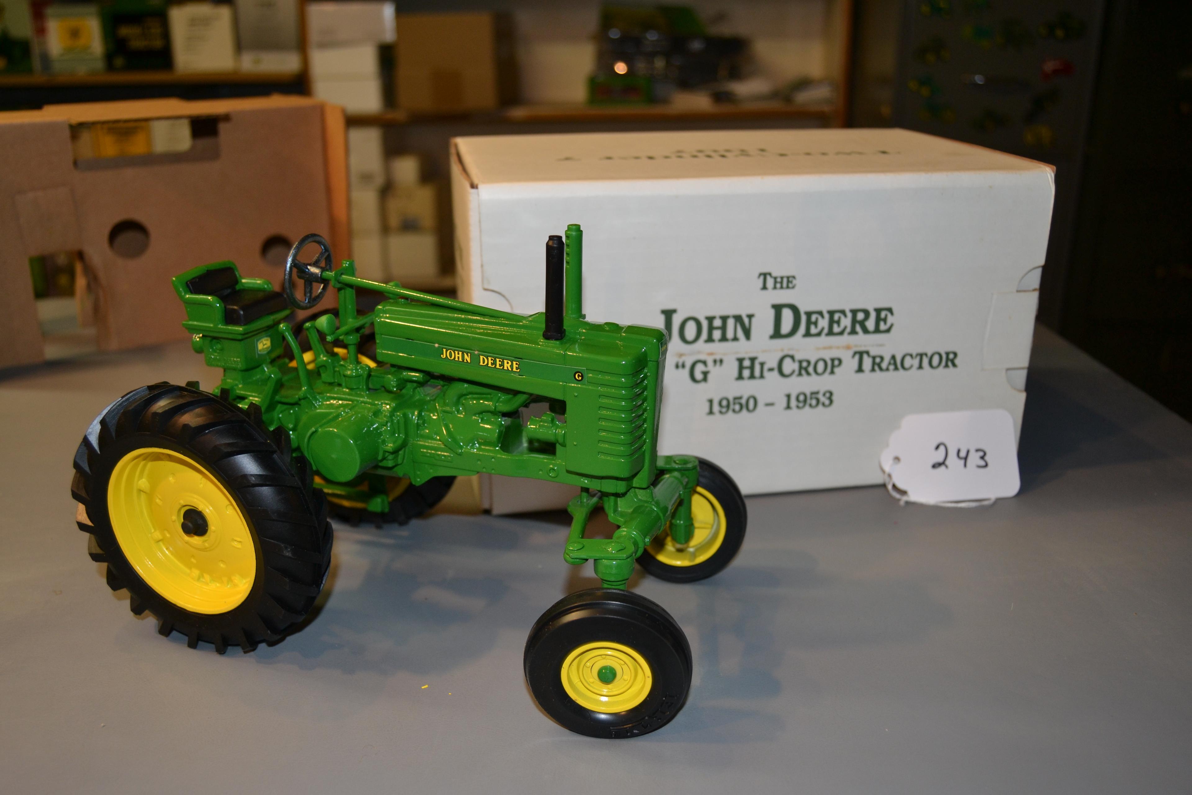 2 cylinder 7 expo 1997 - diecast JD 1950-53 "G" hi-crop tractor W/box