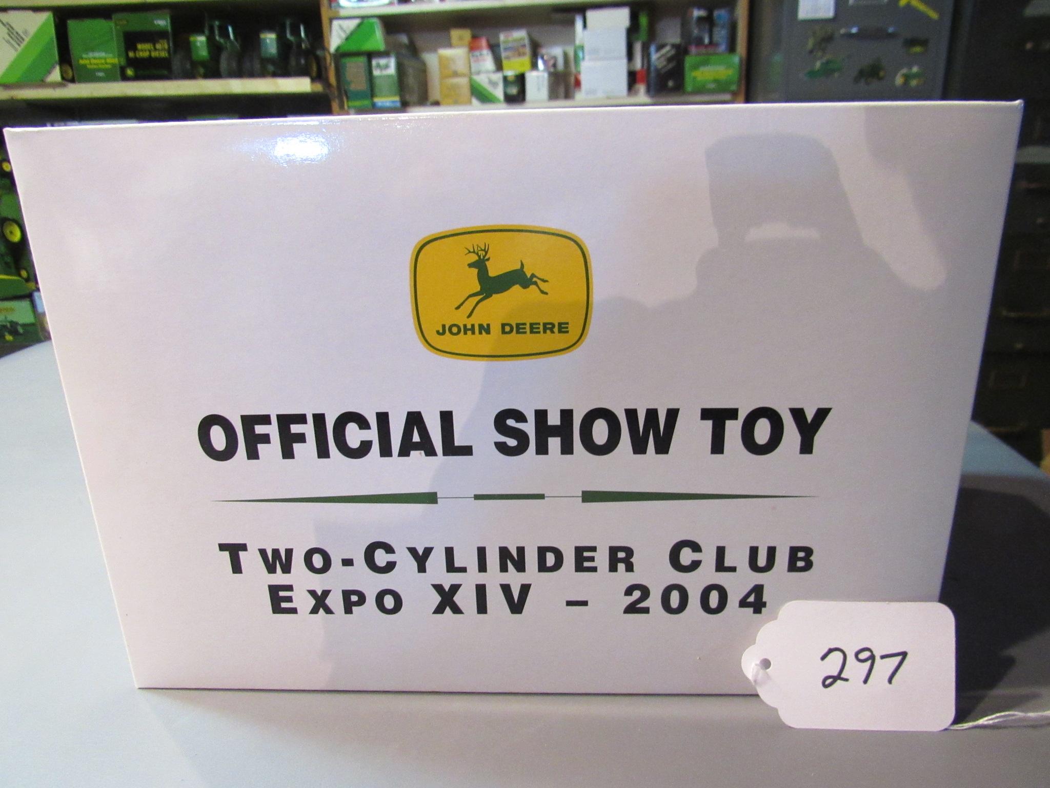 2 cylinder club expo XIV 2004 - diecast JD "830" rice special tractor  W/box