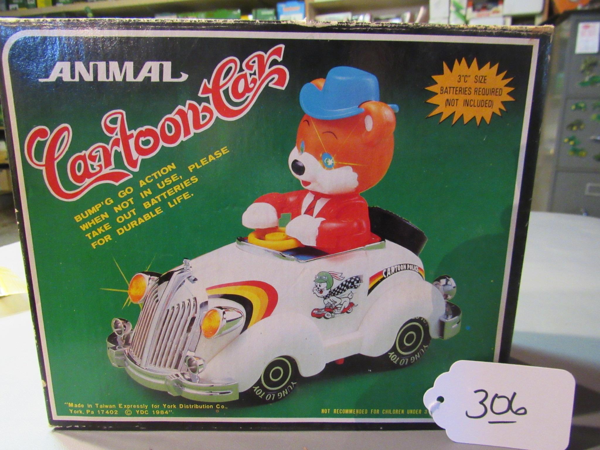 Cartoon Car (battery operated) W/box