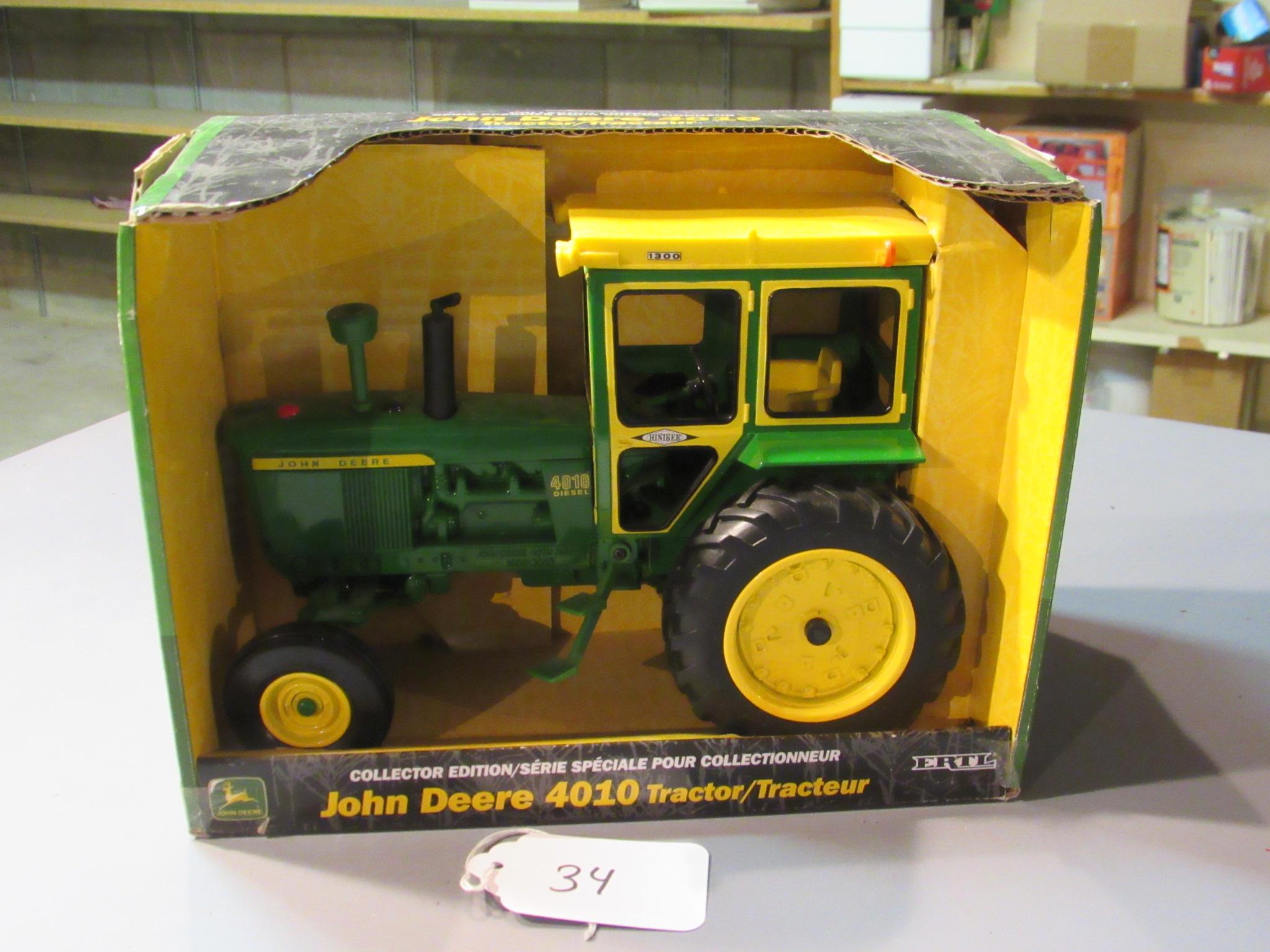 diecast JD "4010" diesel tractor W/ box
