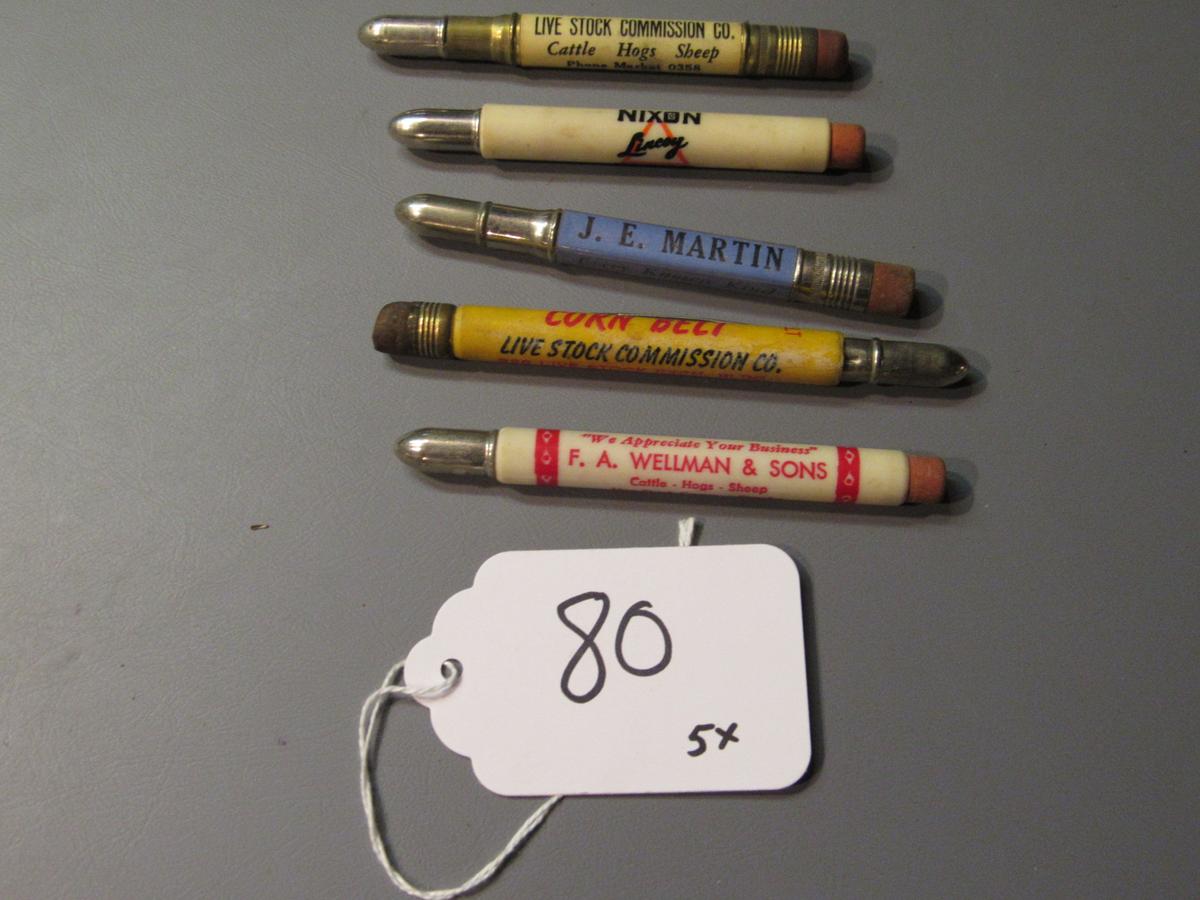 advertising bullet pencils   5X