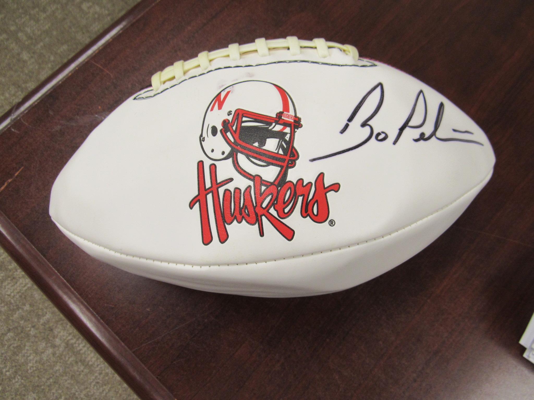 Bo Pelini Signed Football