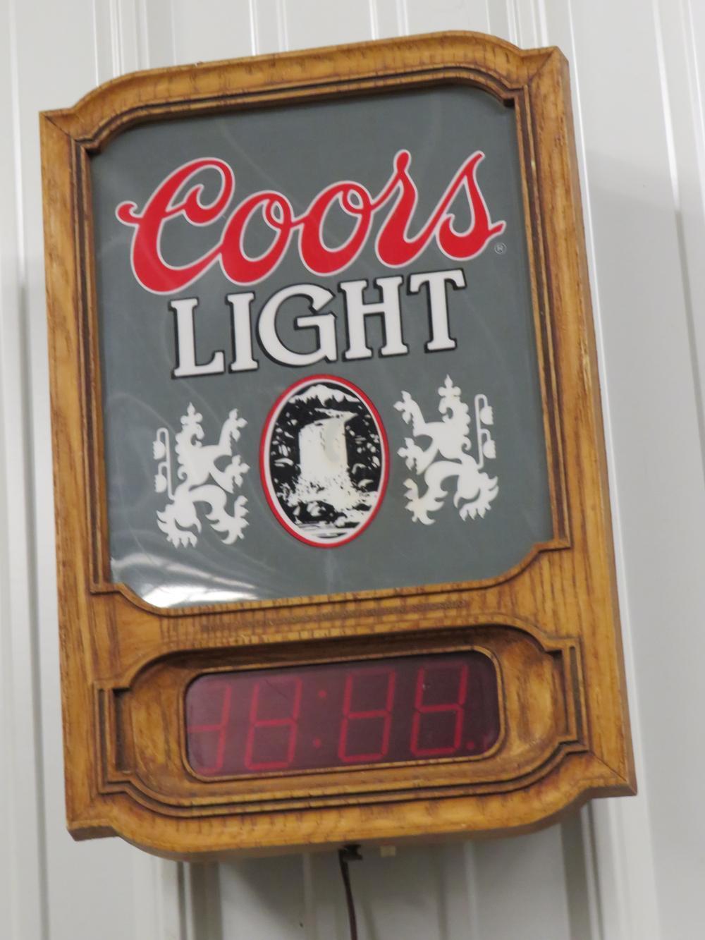 Coors Light Wall Clock