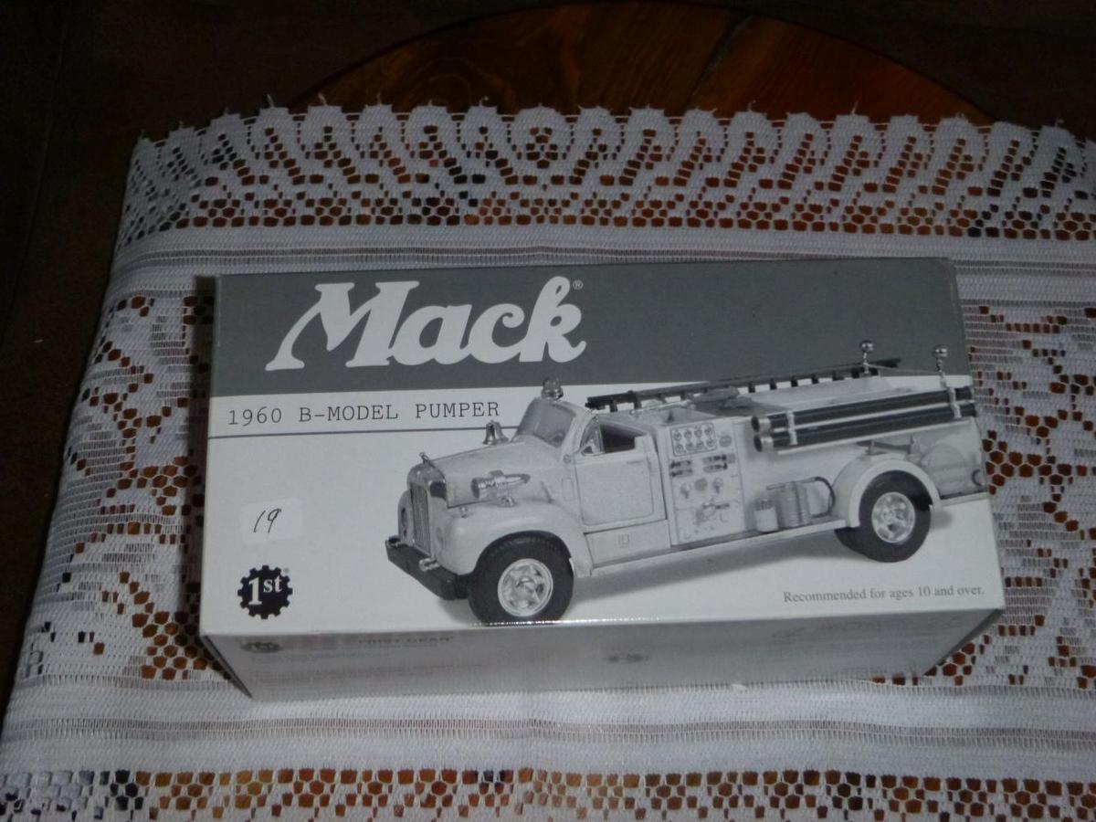 1960 Mack B model pumper 1st gear