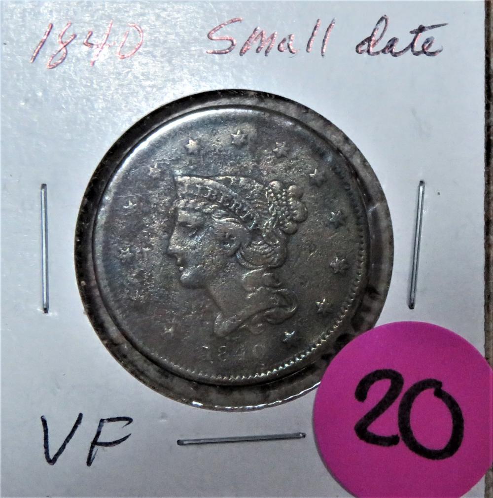 1840 Large Cent