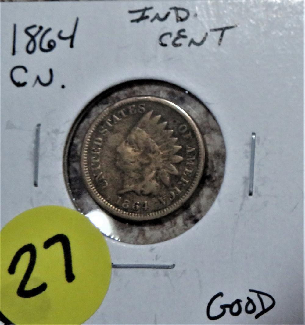 1864 Indian Head Cent