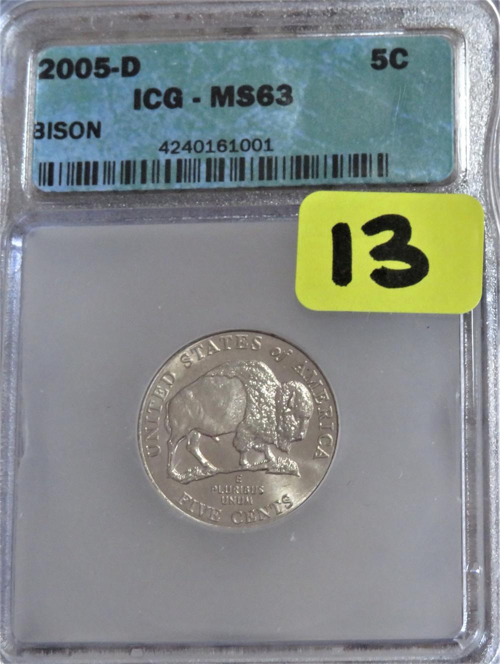 2005-D Bison Nickel