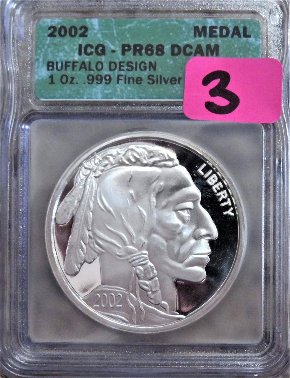 2002 Buffalo 1oz Fine Silver