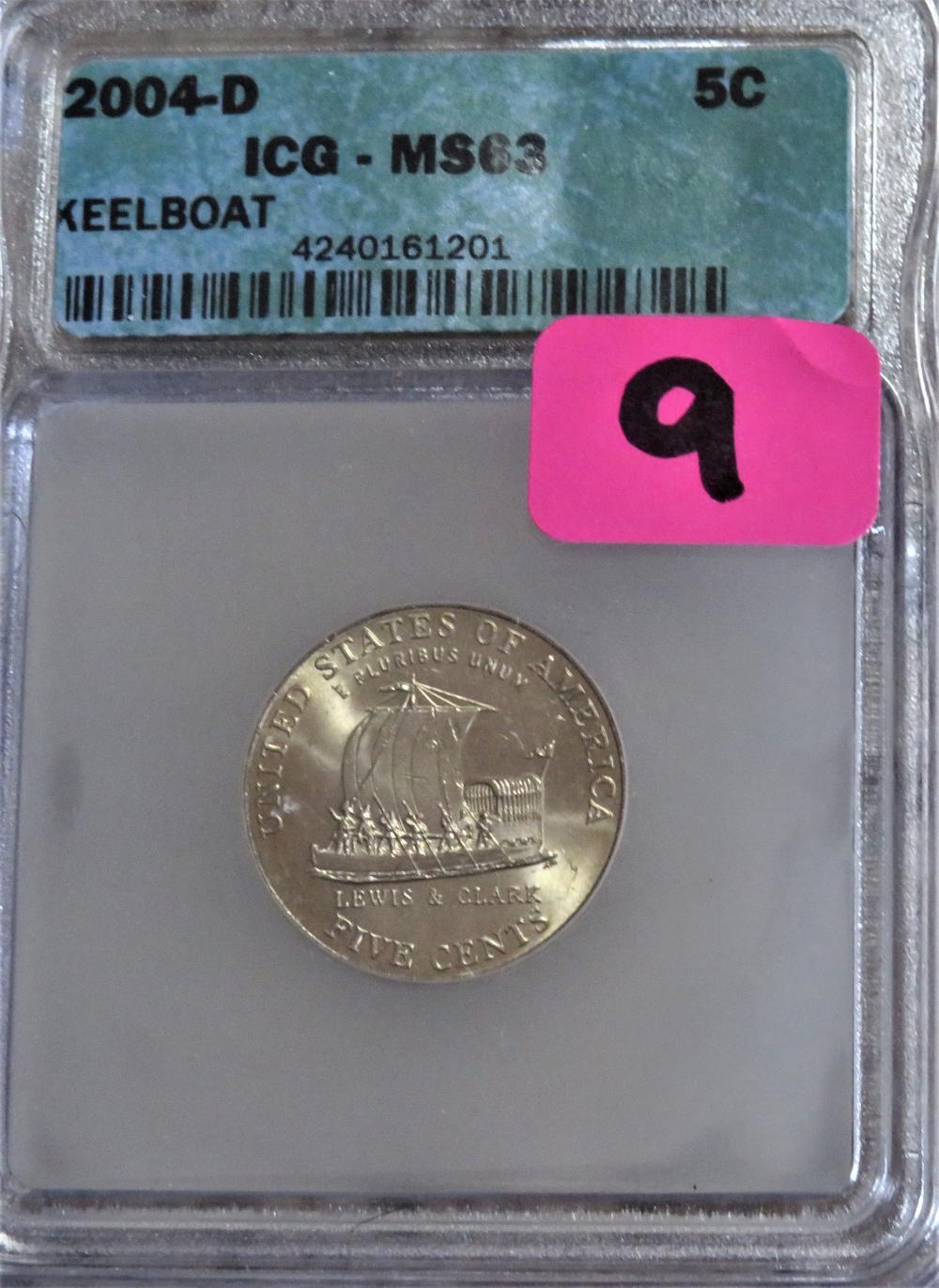 2004-D Jefferson Keelboat Nickel