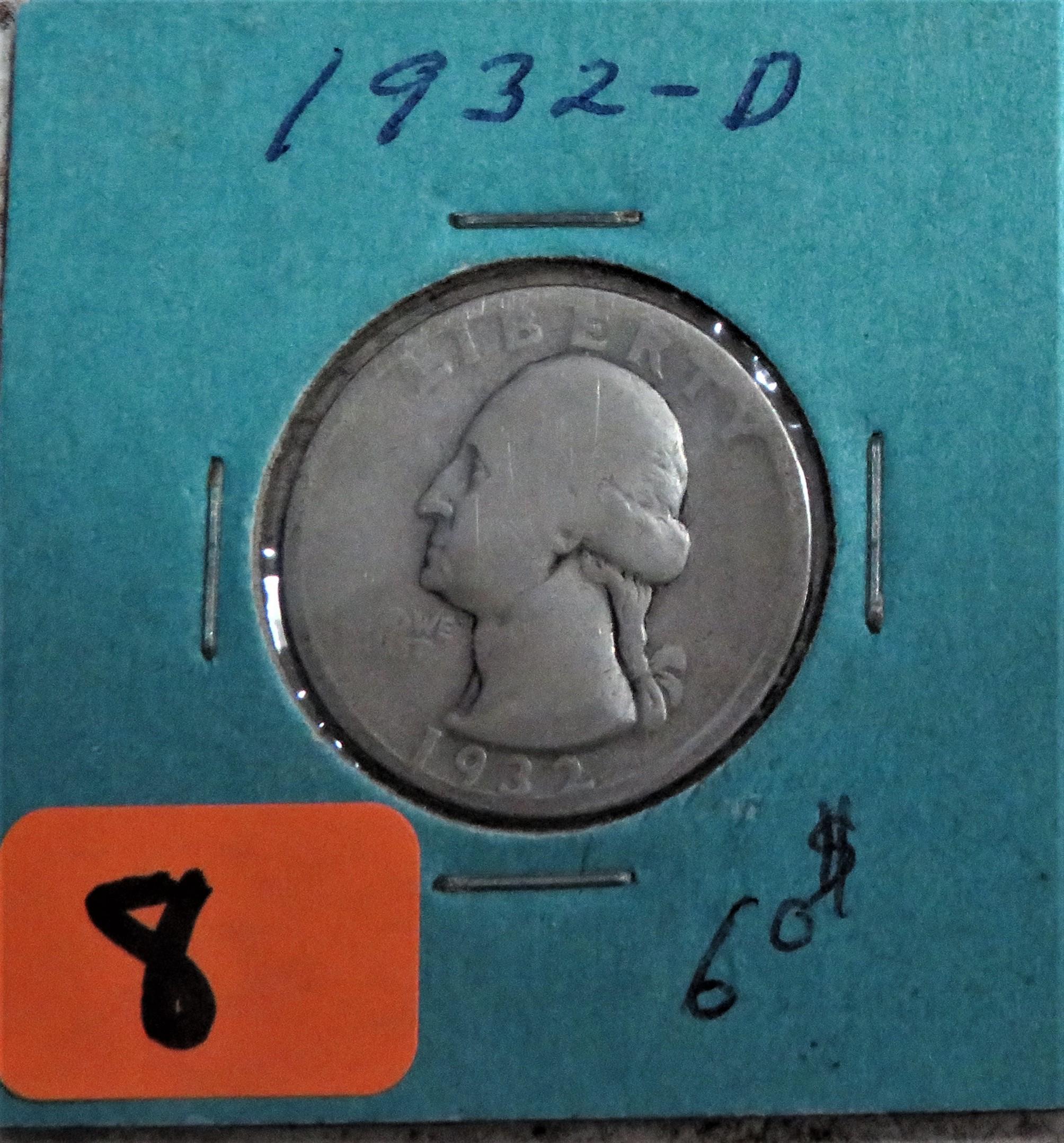 1932-D Washington Quarter