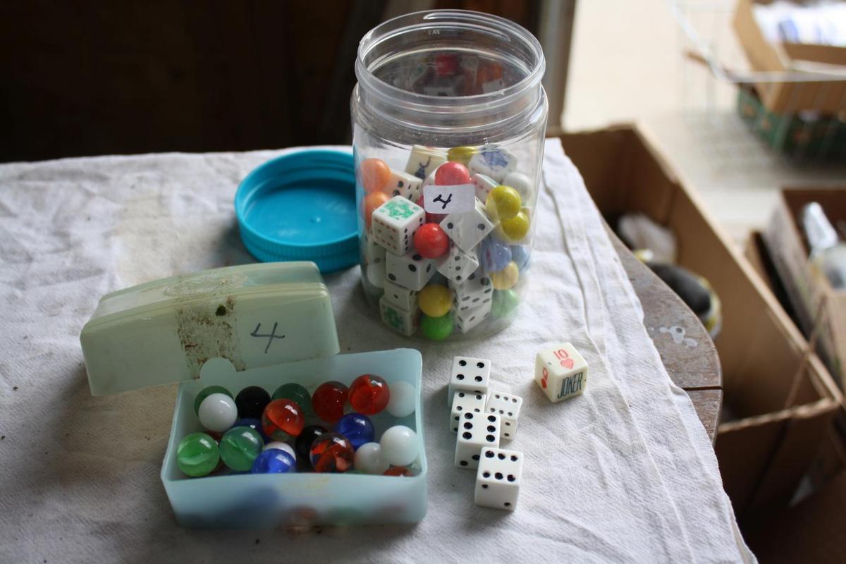 Vintage Dice and Marbles