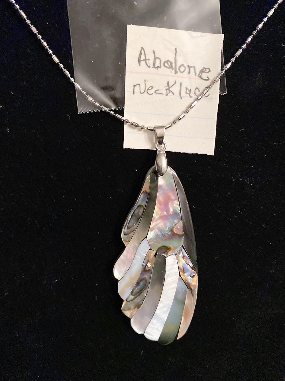 Abalone Necklace Silver? Chain