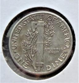 1938 Mercury Dime