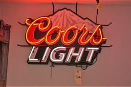 Coors Light Mountain Neon Sign