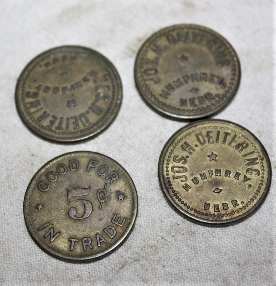 Jos. H. Deitering Tokens Humphrey NE