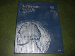 2 Jefferson Nickels Book (33 Nickels)