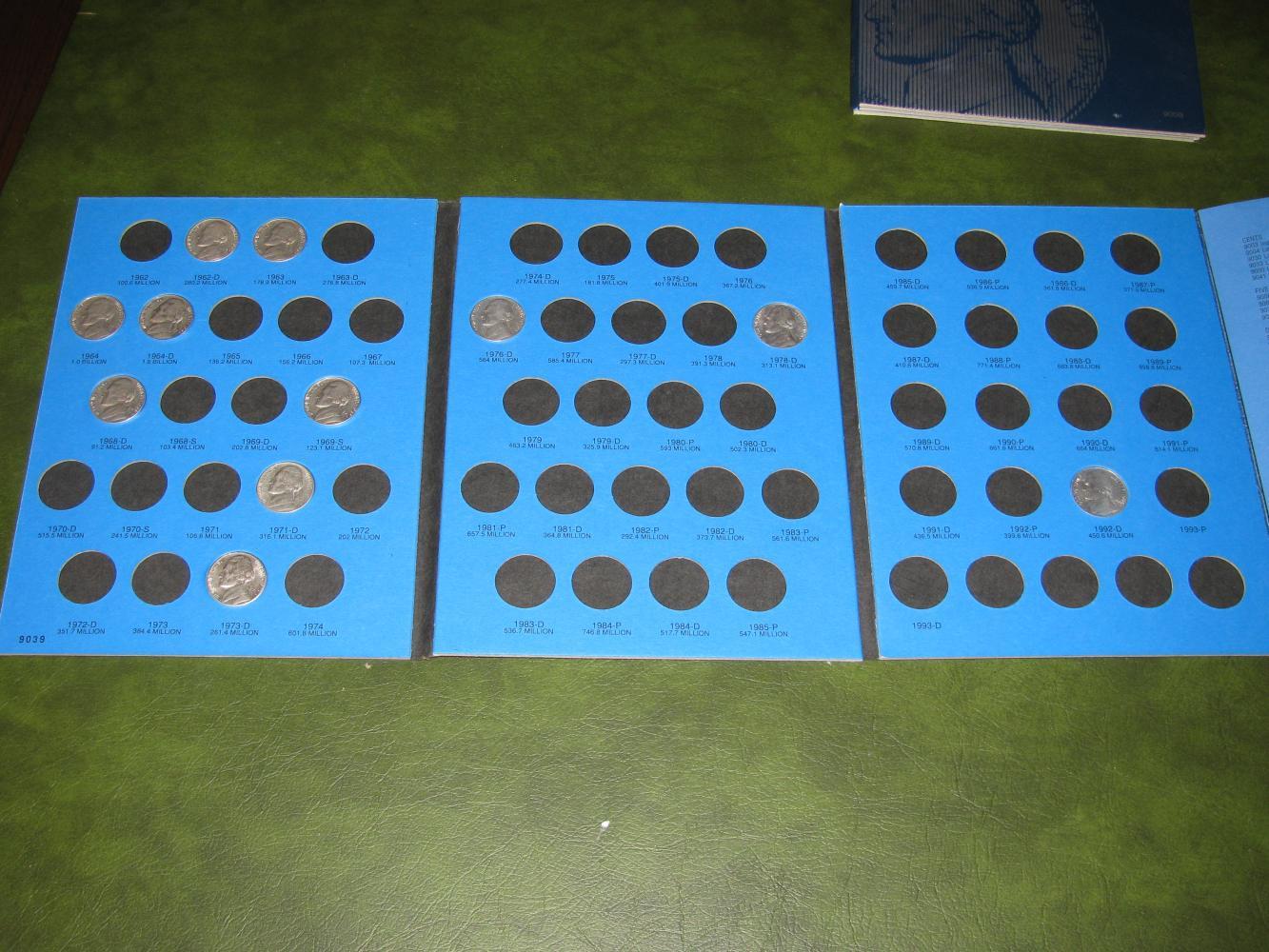 2 Jefferson Nickels Book (33 Nickels)