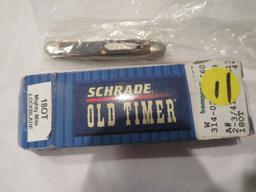 Schrade Old Timer Locking 2" blade in box