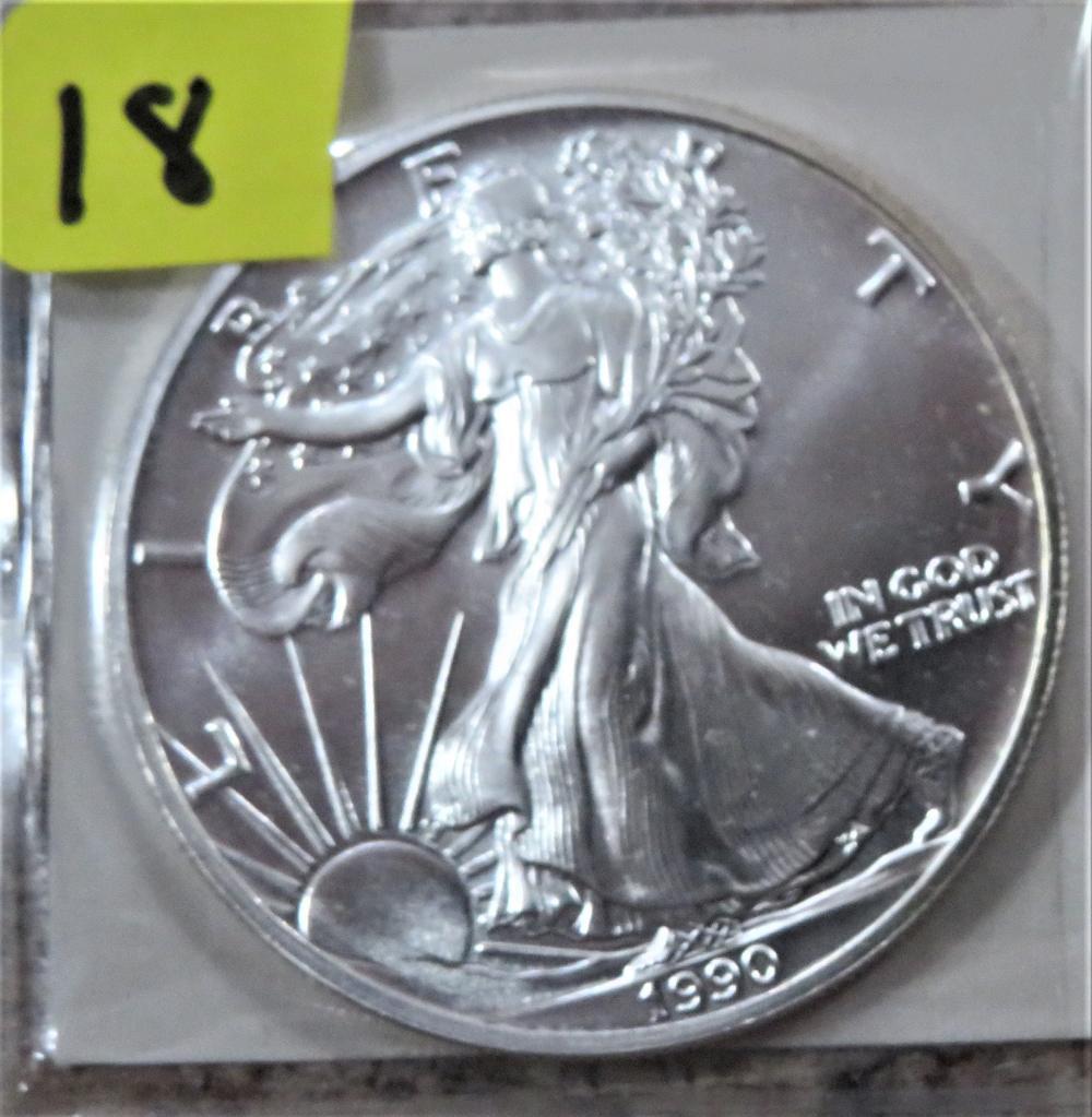 1990 American Silver Eagle