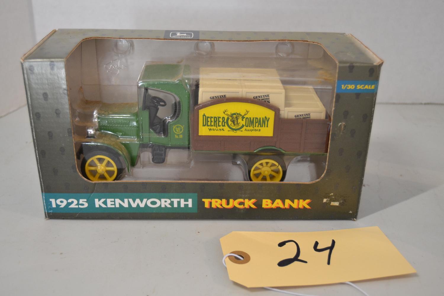 2 Ertl JD diecast auto banks W/box