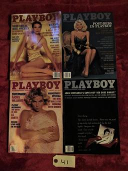 Playboy Feb, Mar, May, Nov 92