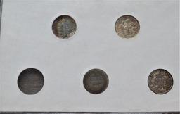 4 Coin United States Type Dimes