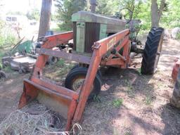 JD 60 w/Super 6 Loader (Fork Bucket) and 3 pt