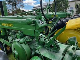 1946 JOHN DEERE MODEL A W/ TWO ROW 114 LISTER