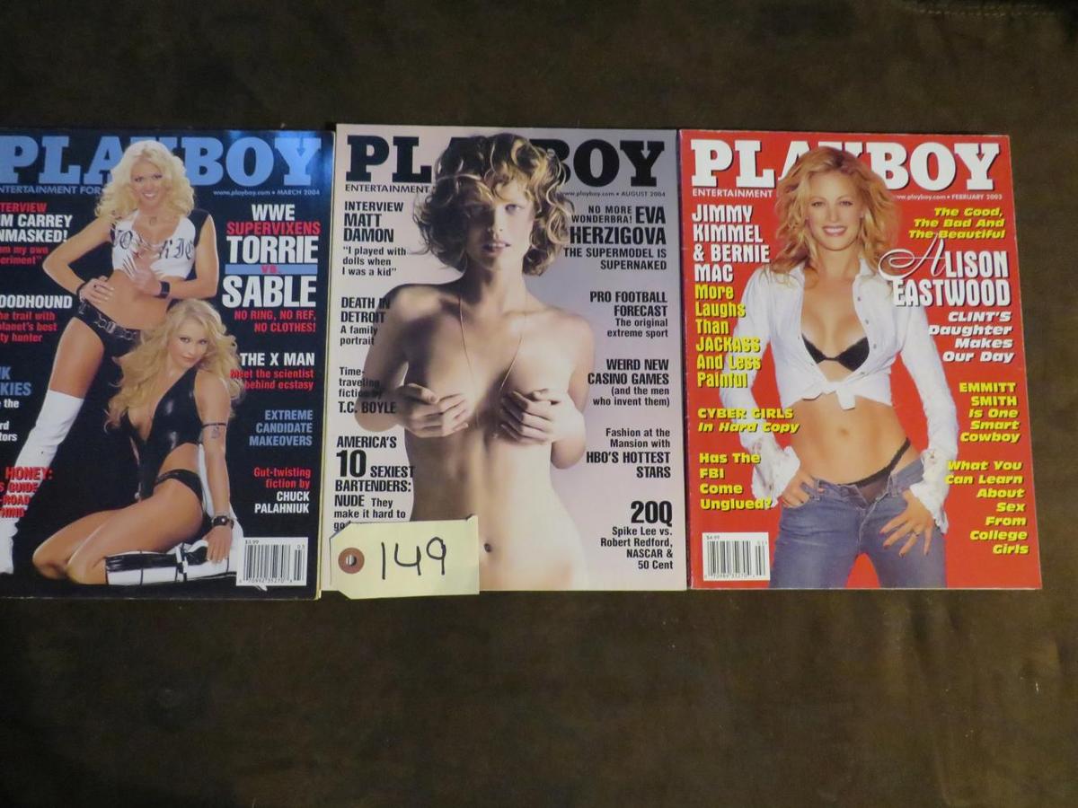 Playboy Feb03, Aug 04, Mar 04