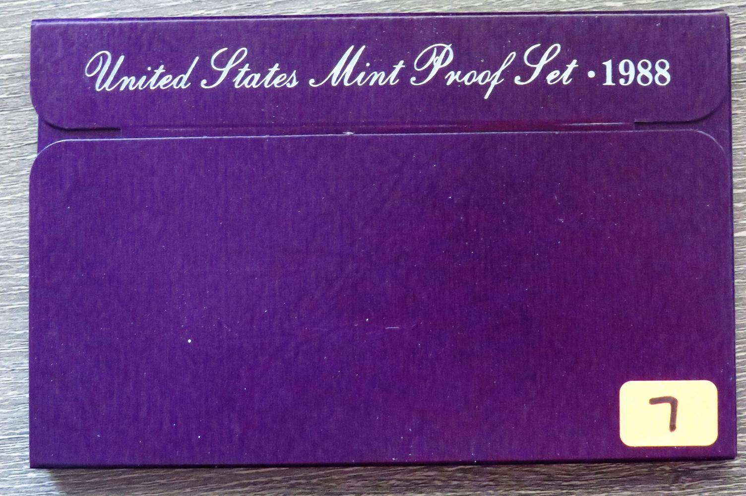 1988 US Mint Proof Set