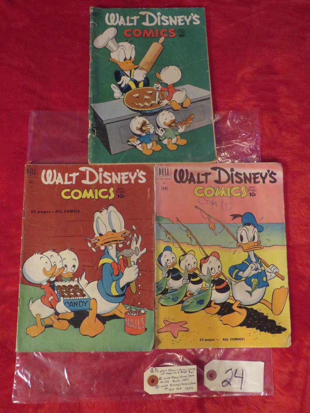 Walt disney comics and stories #134 nov 1951 First appearance of Besel boys